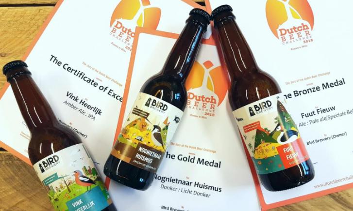 Prijzenregen voor Bird Brewery tijdens DBC 2018